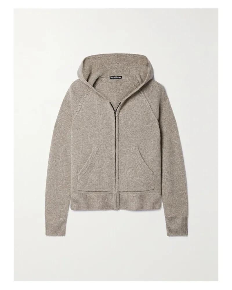 James Perse Kapuzenjacke Aus Kaschmir - Grau Grau