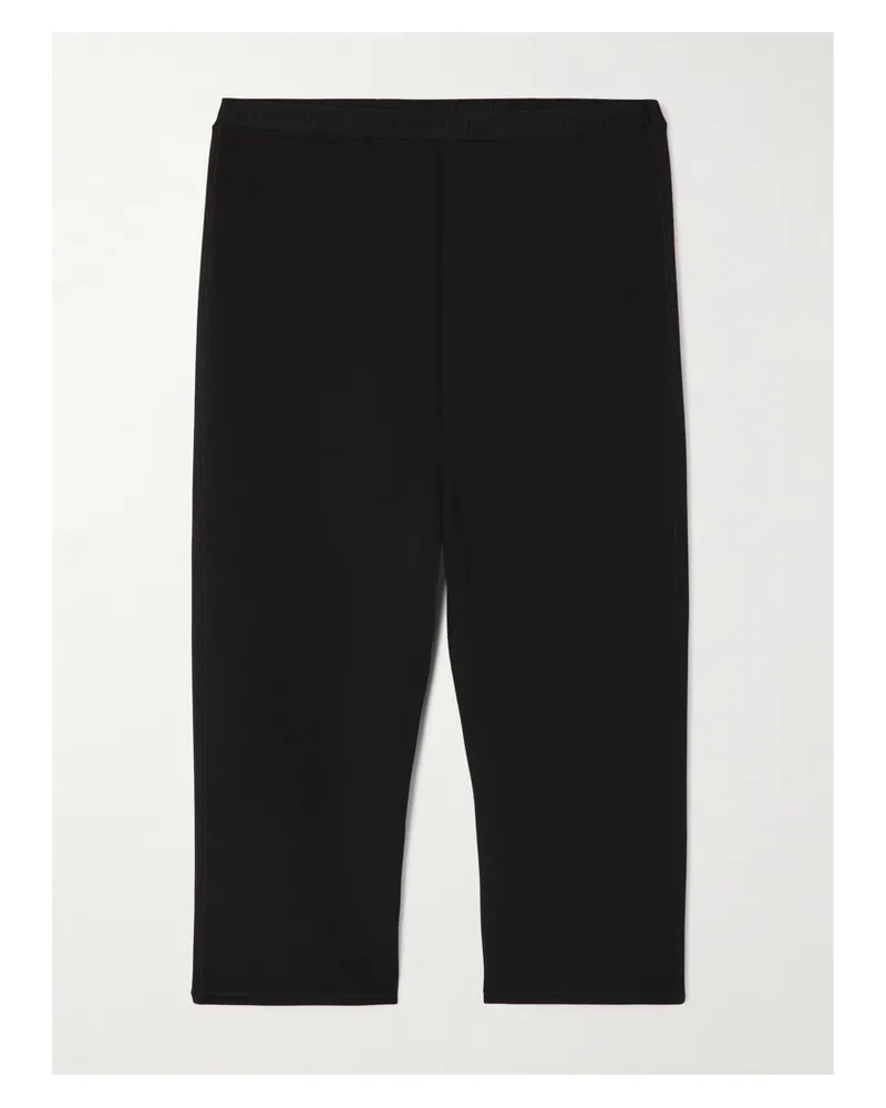 Valentino Garavani Shorts Aus Stretch-jersey - Schwarz Schwarz