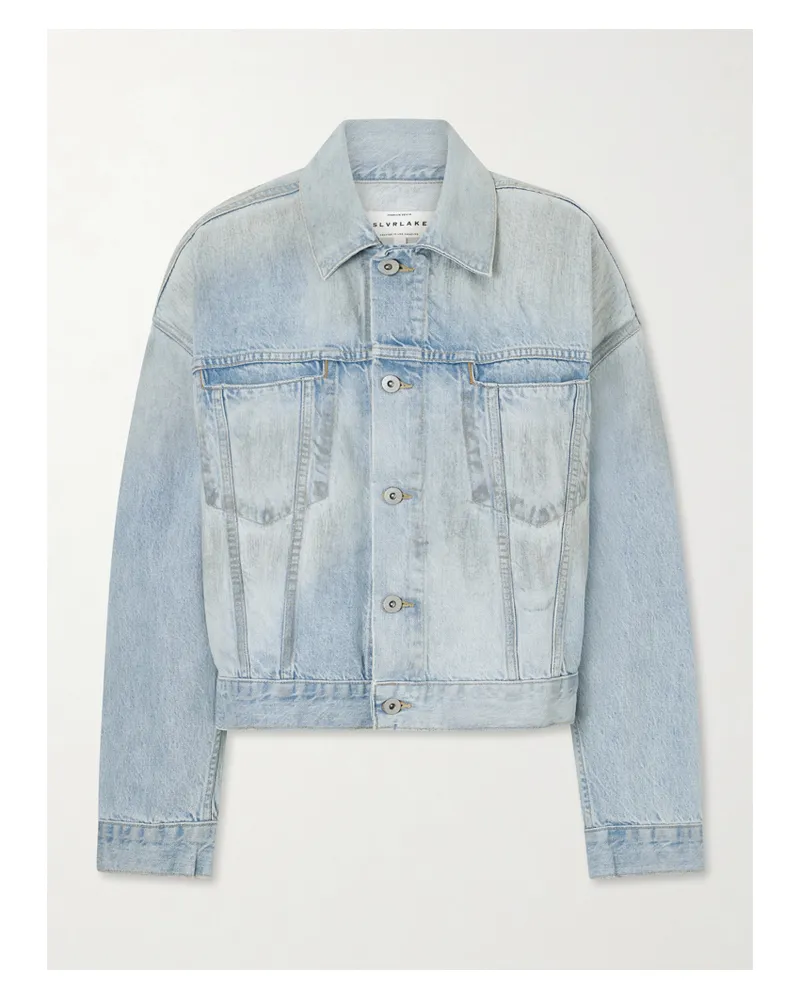 SLVRLAKE Boston Denim Jacket - Blue Blue