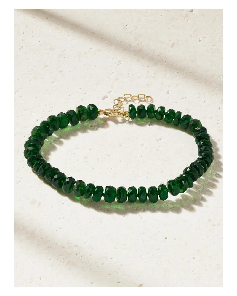 JIA JIA Oracle 14-karat Gold Chrome Diopside Bracelet - Green Green