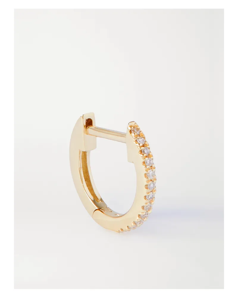Stone & Strand Creole Aus Gold Mit Diamanten Gold