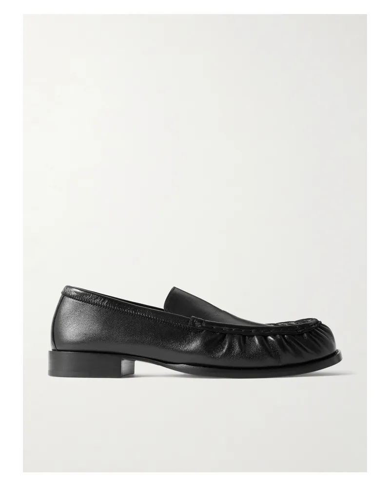 Dries van Noten Leather Loafers - Black Black