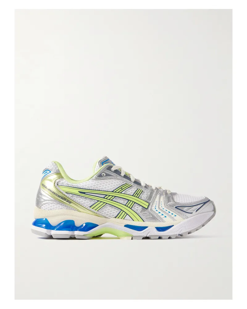 Asics Gel-kayano 14 Sneakers Aus Mesh Mit Metallic-gummibesätzen - Blau Blau