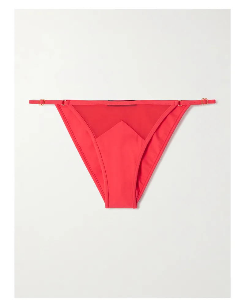 Kiki De Montparnasse Peep Show Bikini-höschen Mit Mesh-einsatz - Orange Orange