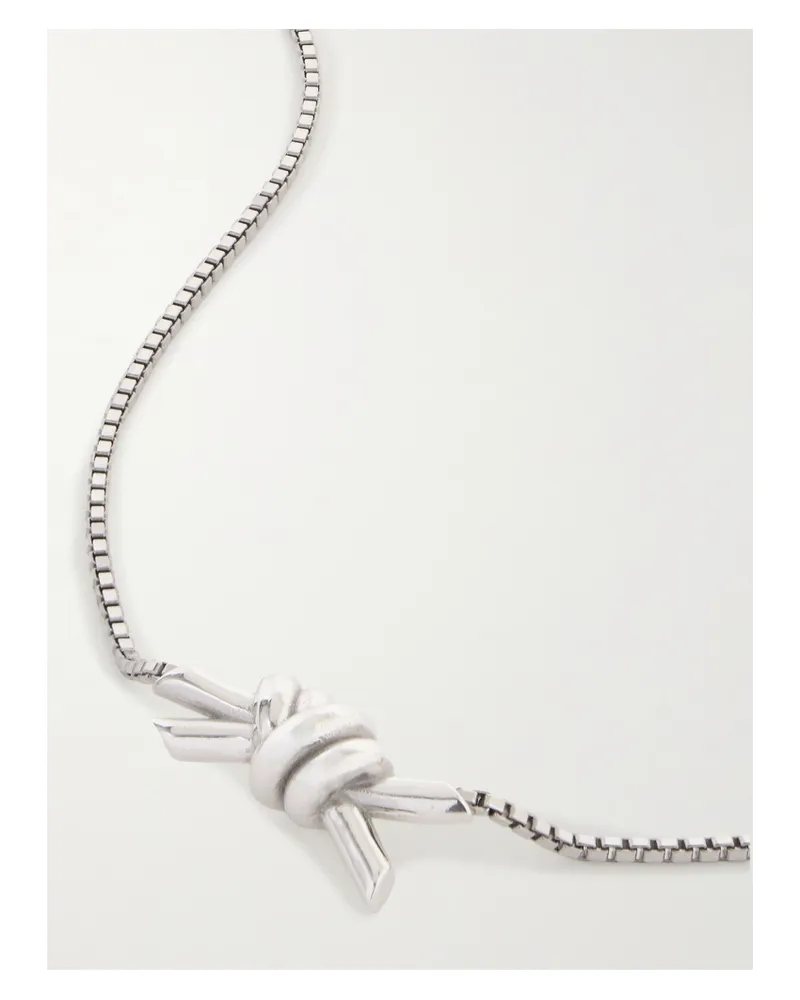 Bottega Veneta Kette Aus Silber Silber