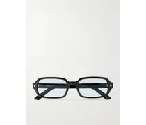 Diorpacific S3i Rectangular-frame Acetate Sunglasses - Black