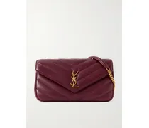 Loulou Matelassé Leather Shoulder Bag - Red