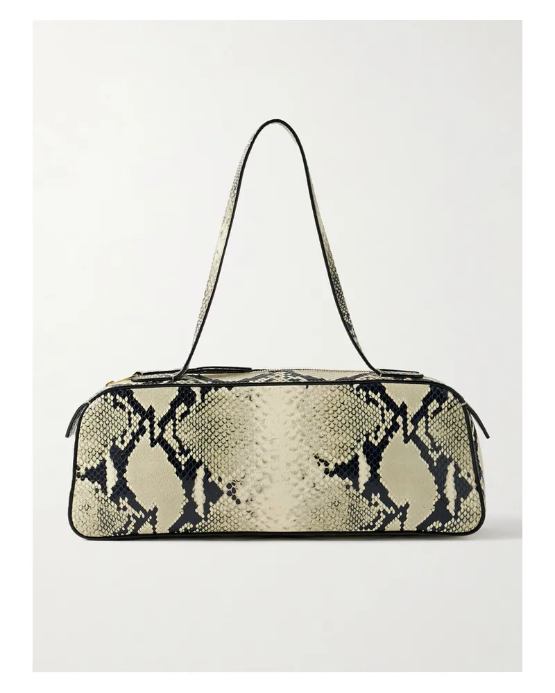 KHAITE Simona Snake-effect Leather Shoulder Bag - Animal print Animal