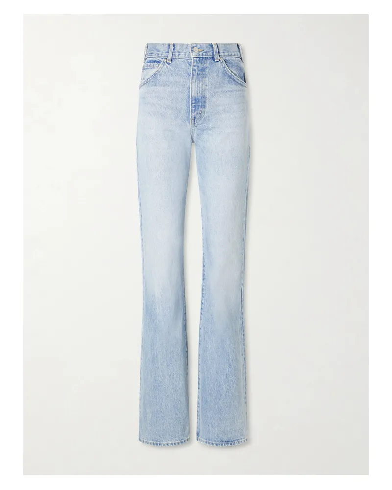 Nili Lotan Joan High-rise Straight-leg Jeans - Blue Blue