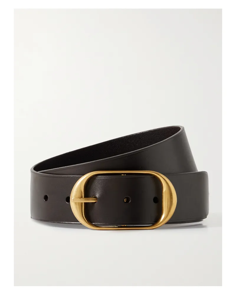 Nili Lotan Nili Leather Belt - Brown Brown