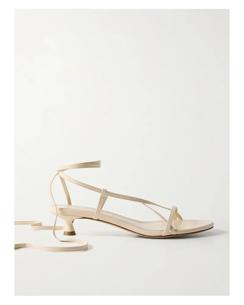 aeyde Paige Sandalen Aus Leder - Creme Creme