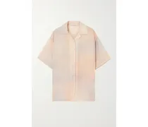 Acne Studios Hemd aus Habutai-seide Pink