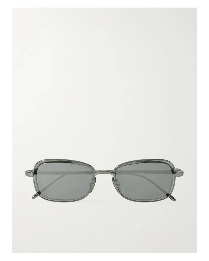 Loewe Square-frame Silver-tone Sunglasses Silver