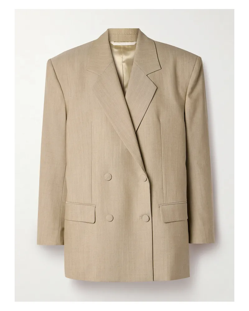 Givenchy Doppelreihiger Wollblazer - Neutral Neutral