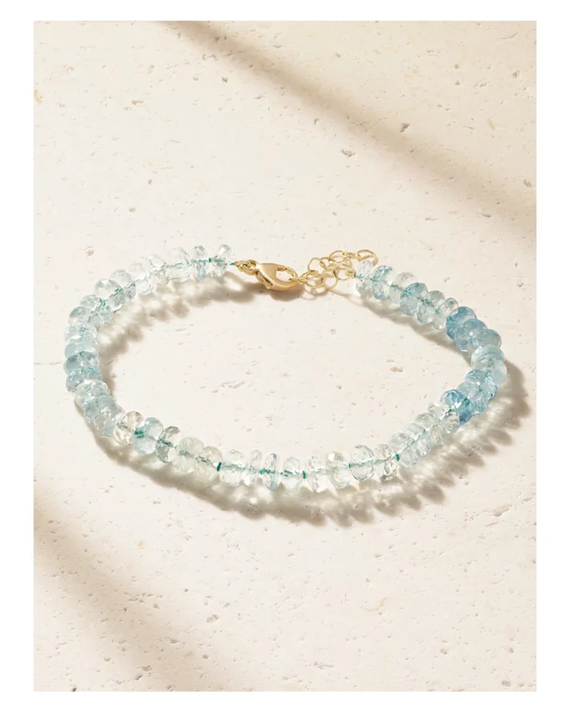 JIA JIA Oracle 14-karat Gold Aquamarine Bracelet - Blue Blue