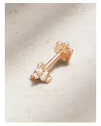 Maria Tash Tiny Ohrstecker aus 18 Karat  mit Diamanten Roségold