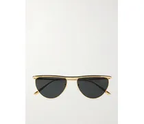 Khaite 1984c Goldfarbene Sonnenbrille Mit Cat-eye-rahmen