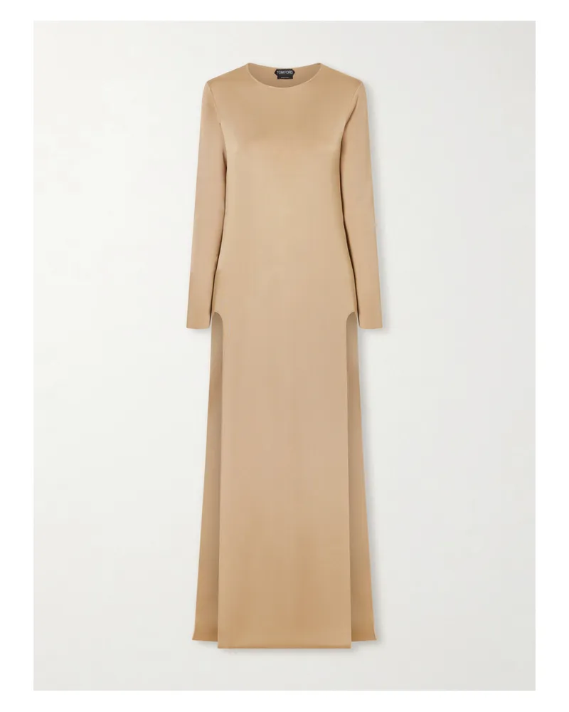 Tom Ford Liquid Knitted Gown - Neutrals Neutrals