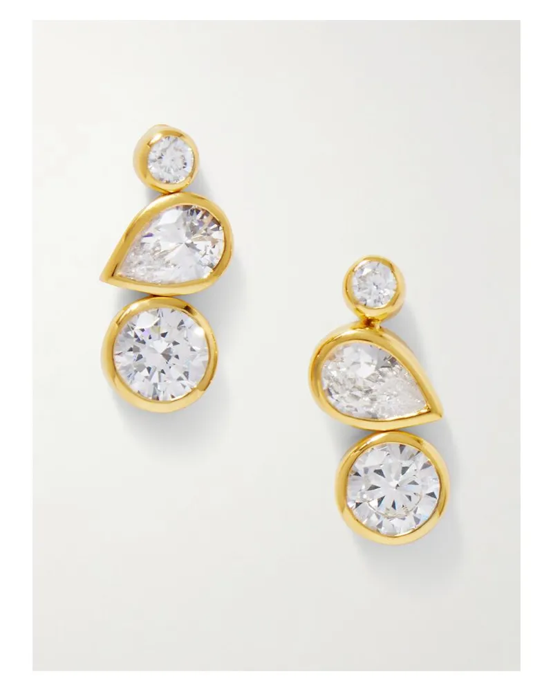 Completedworks Like Peas In A Pod Ii Ohrringe Aus Recyceltem Gold-vermeil Mit Cubic Zirkonia Gold