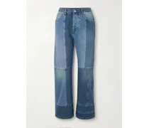 Jeans mit Geradem Bein In Patchwork-optik
