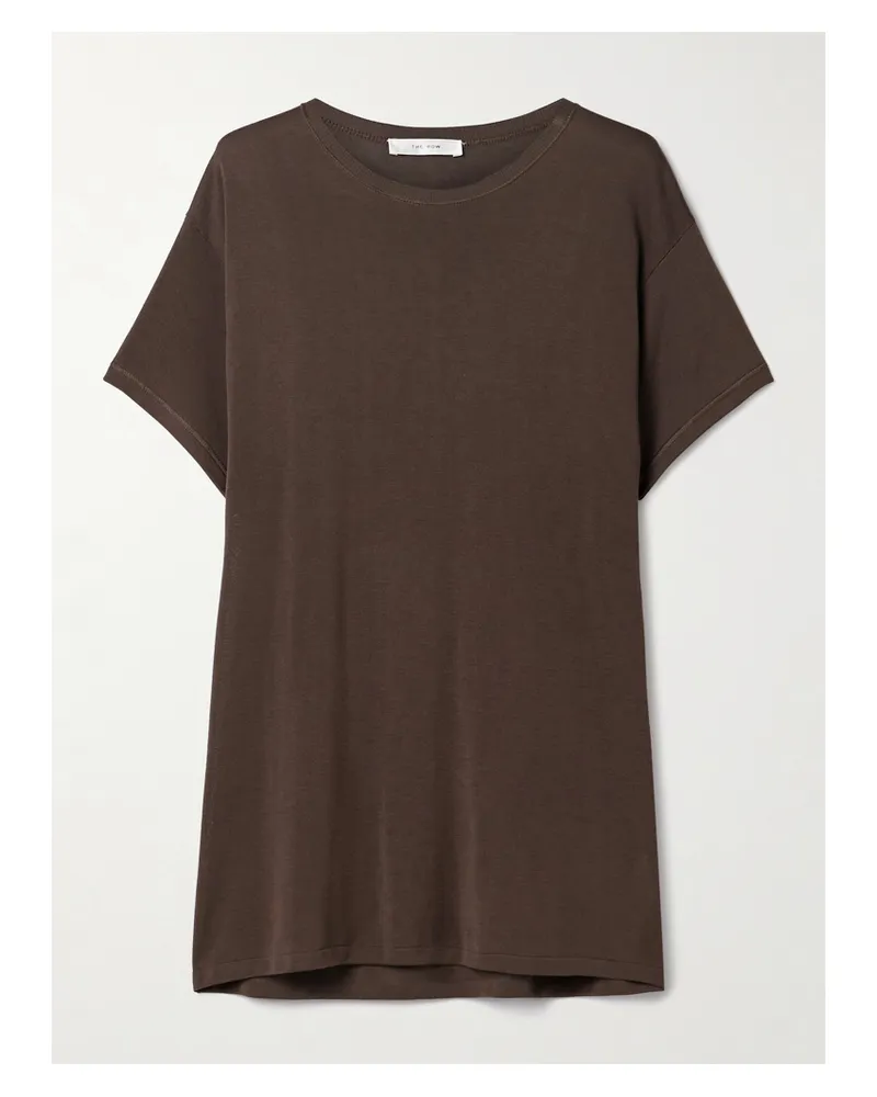 The Row Kota T-shirt Aus Jersey - Braun Braun