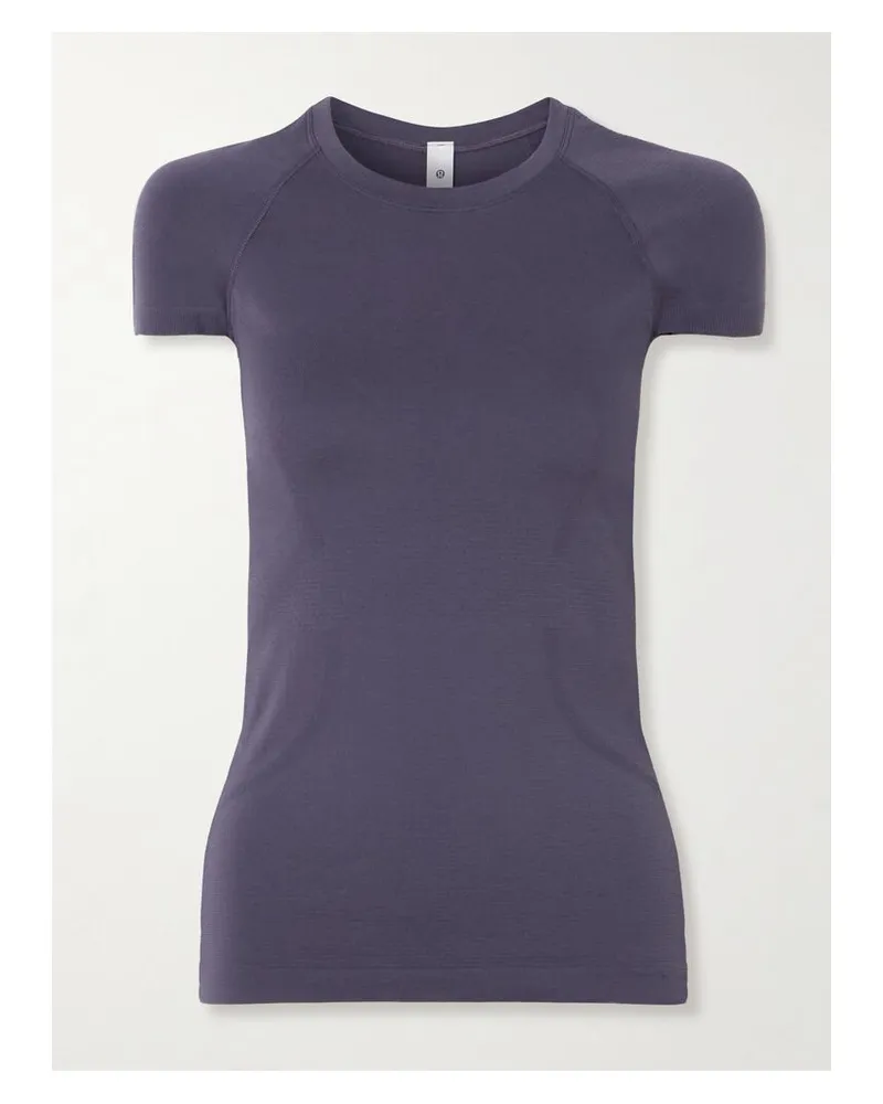 LULULEMON Swiftly Tech 2.0 T-shirt Aus Stretch-material - Lila Lila