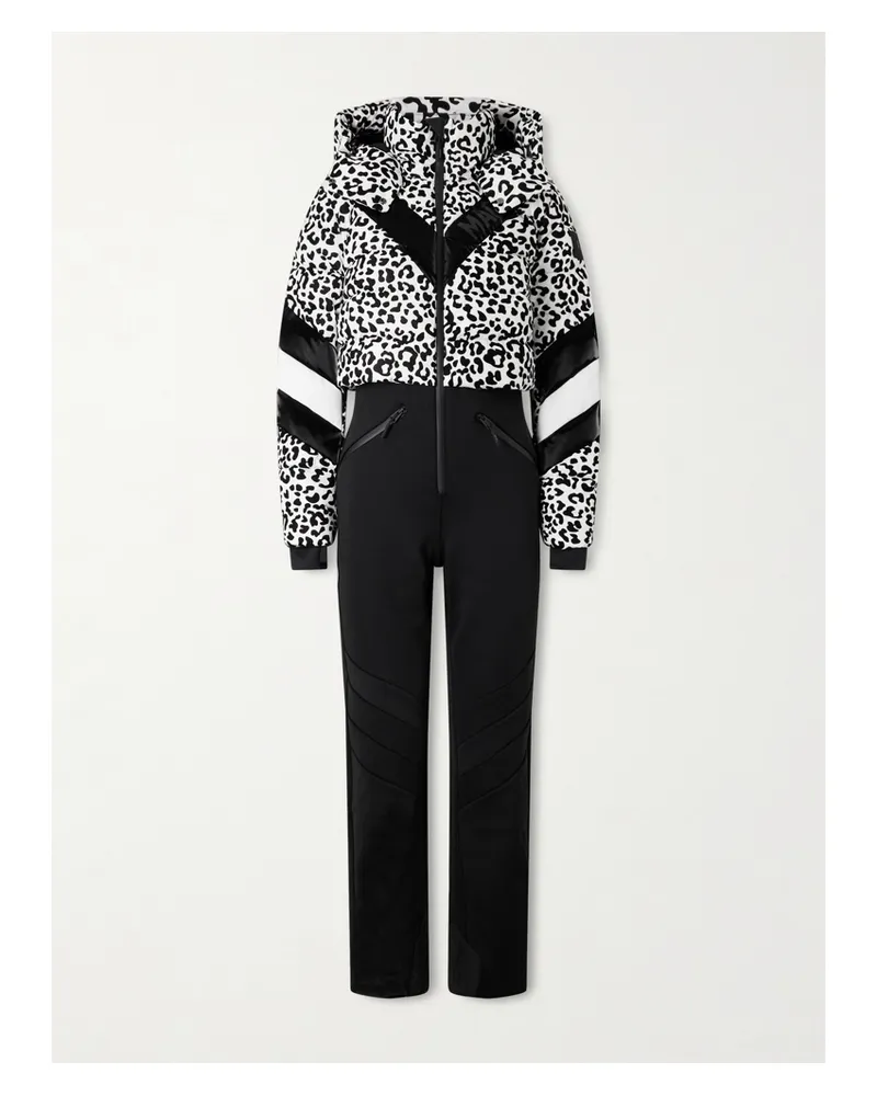 Mackage Satory-a Skianzug Mit Print Und Daunenfüllung - Schwarz Schwarz