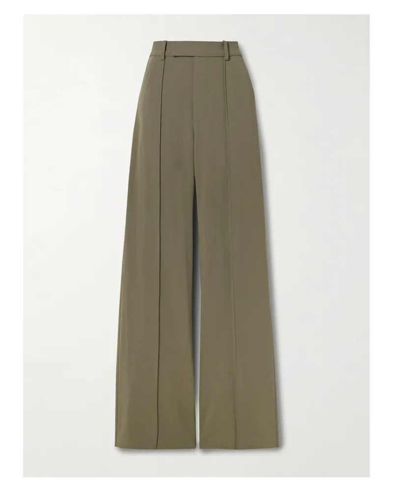 Proenza Schouler Weyes Hose Mit Geradem Bein Aus Crêpe - Grün Grün