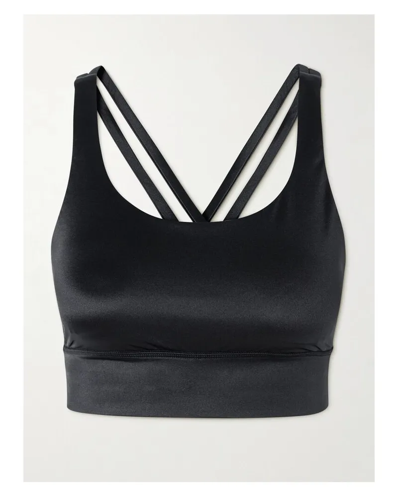 LULULEMON Energy Longline Sport-bh - Schwarz Schwarz
