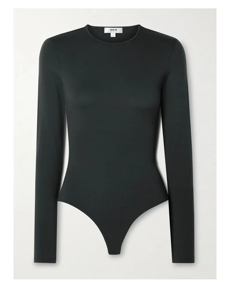 AGOLDE Aura String-body Aus Stretch-jersey - Grau Grau