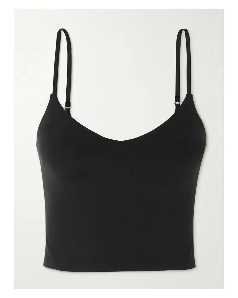 LULULEMON Yoga Align™ A/b Cami Verkürztes Tanktop Aus Nulu™-material - Schwarz Schwarz