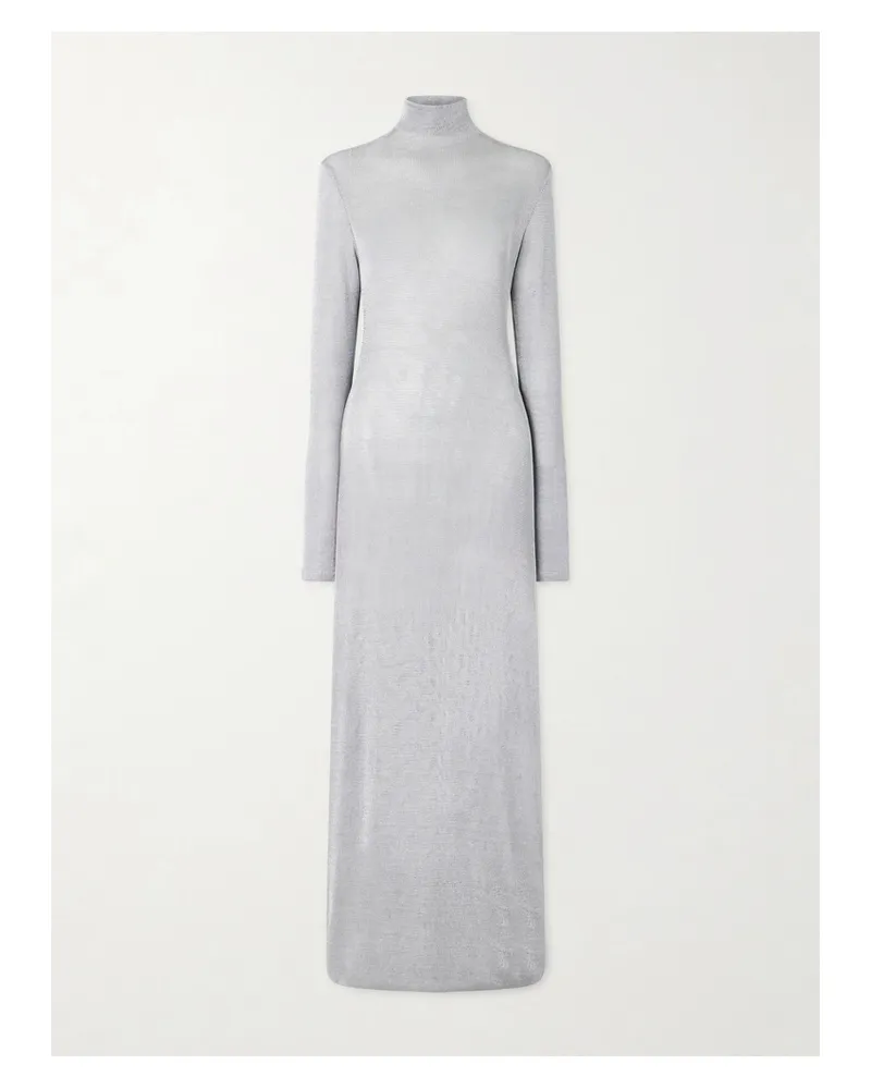TOVE Torra Maxikleid - Silber Silber