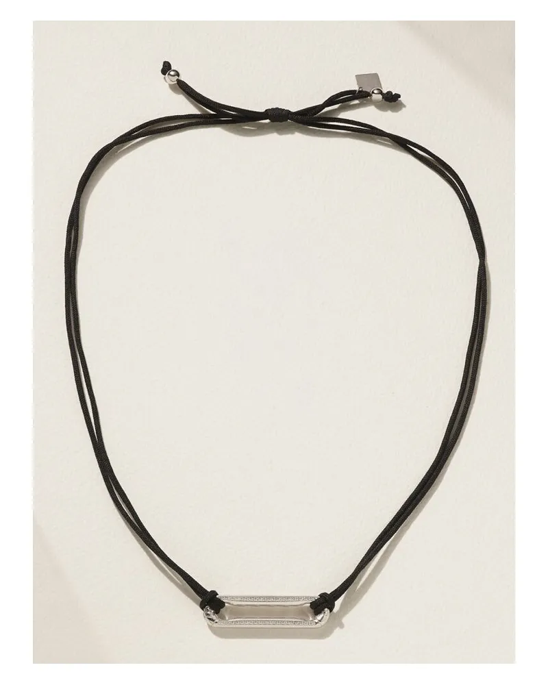 Lauren Rubinski Kordelkette Mit Details Aus 14 Karat Weißgold Und Diamanten Gold