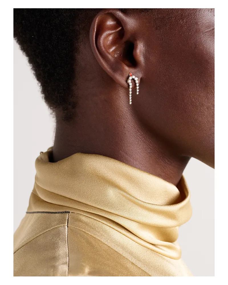 ピアス VALENTINO ValentinoGaravani 'Poetique Des Gouttes' earrings Poetiques Des Gouttes drop earrings in gold - Valentino