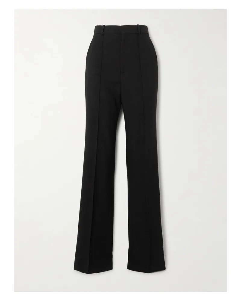 Chloé Schlaghose Aus Wollgabardine - Schwarz Schwarz