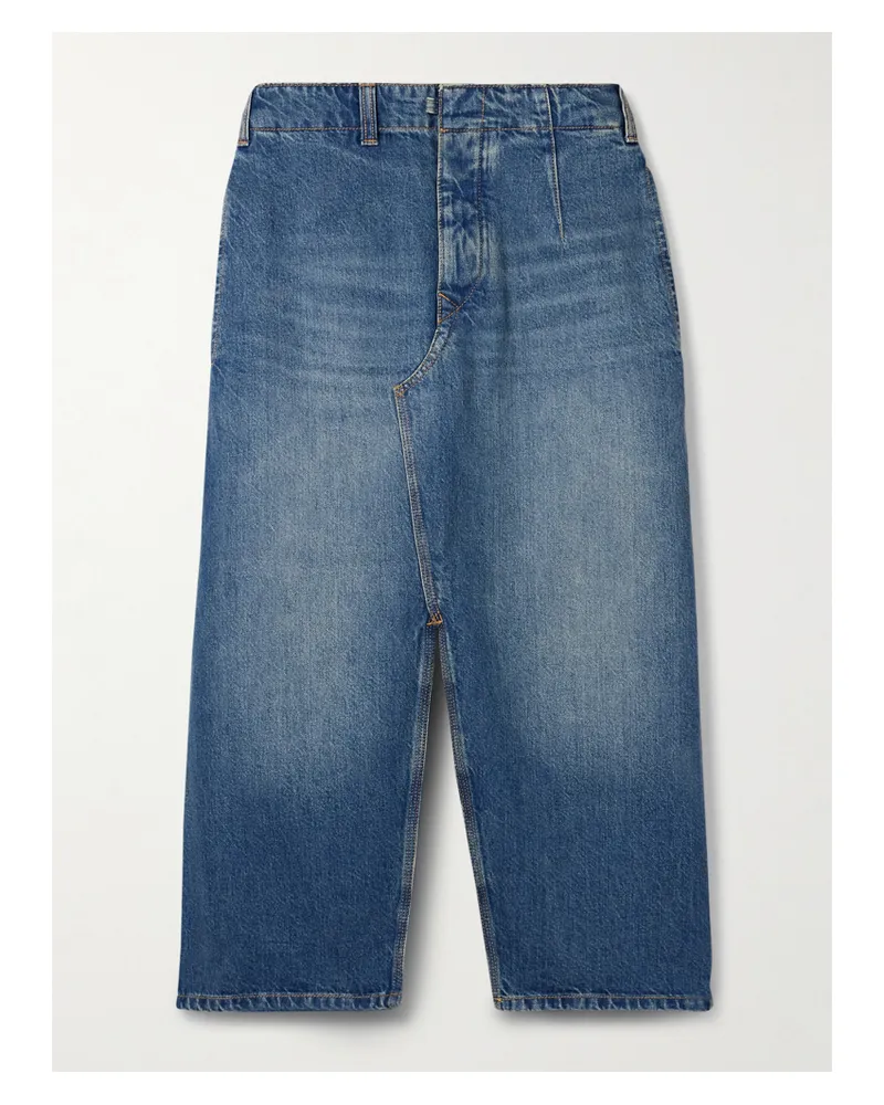 Victoria Beckham Midi-jeansrock - Blau Blau