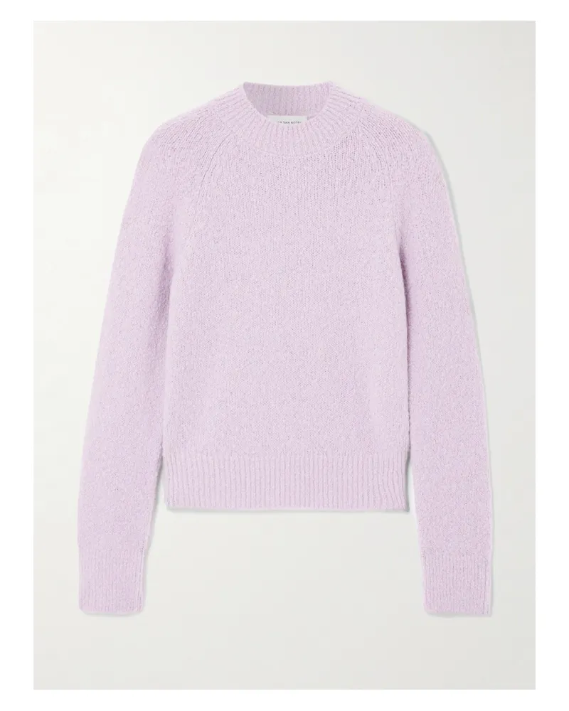 Dries van Noten Pullover Aus Einer Alpakawollmischung - Lila Lila