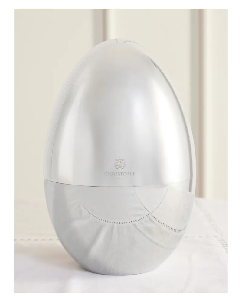 Christofle Mood Asia 24-teiliges, Versilbertes Besteckset Silber