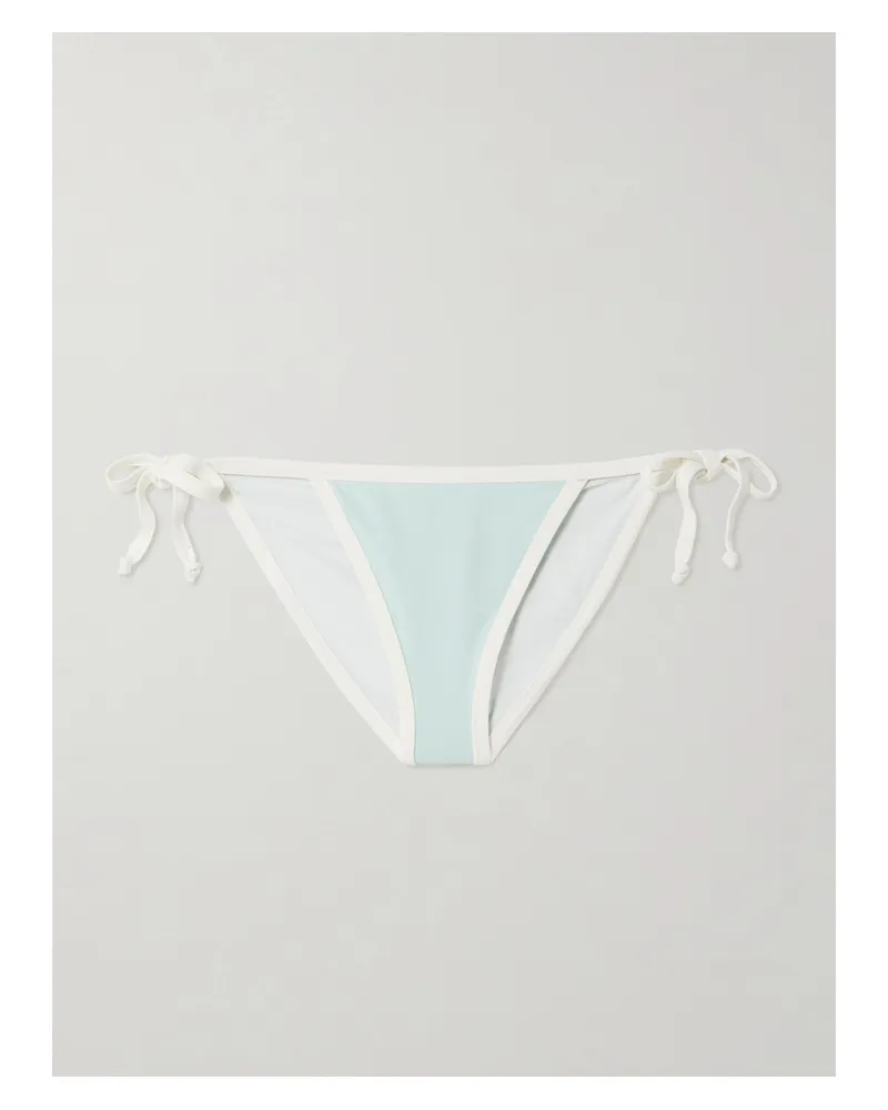 Marysia Porto Zweifarbiges Bikini-höschen - Blau Blau