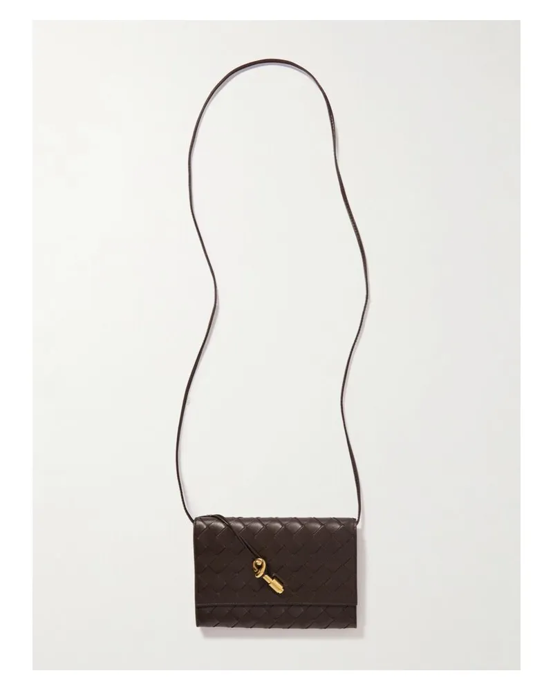 Bottega Veneta Beutel Aus Intrecciato-leder - Braun Braun