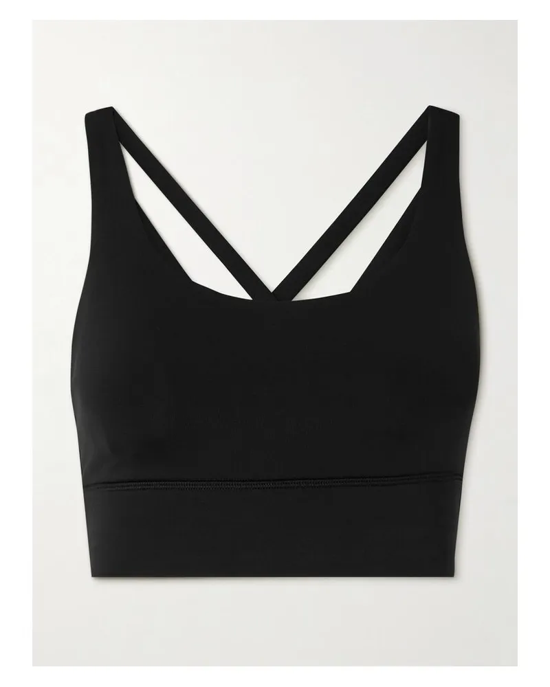 LULULEMON Energy Longline Sport-bh Aus Luxtreme™-material - Schwarz Schwarz