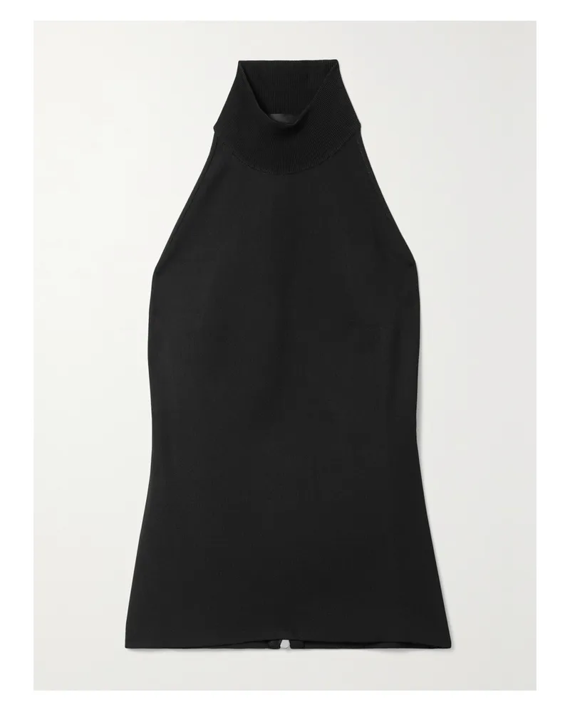 Givenchy Strickoberteil Mit Stehkragen Und Cut-out - Schwarz Schwarz