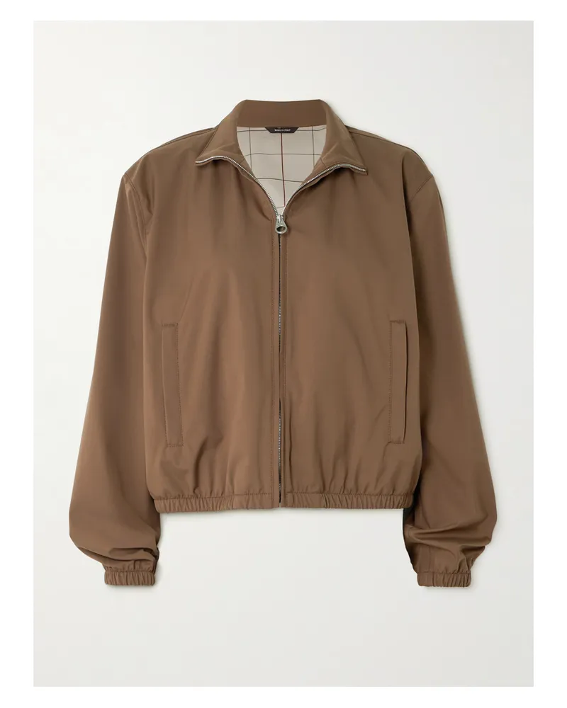 Loro Piana Shell Bomber Jacket - Brown Brown
