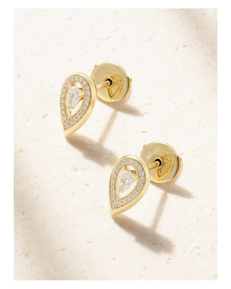 Messika Fiery Ohrringe Aus 18 Karat Gold Mit Diamanten Gold