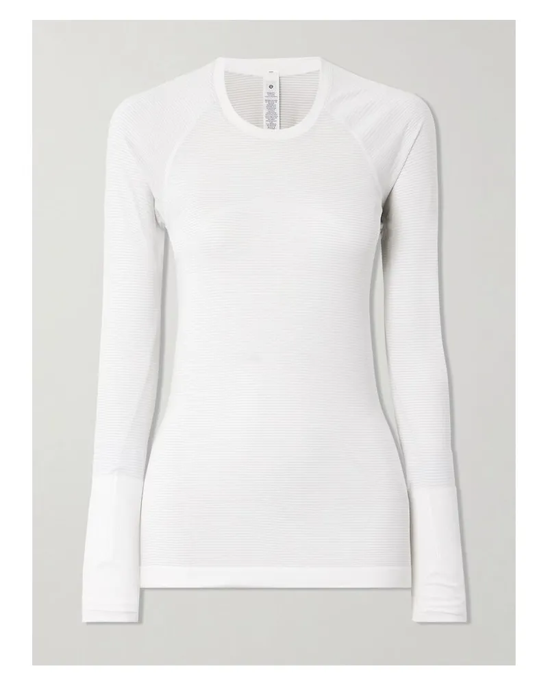 LULULEMON Swiftly Tech 2.0 Oberteil Aus Stretch-material - Weiß Weiß
