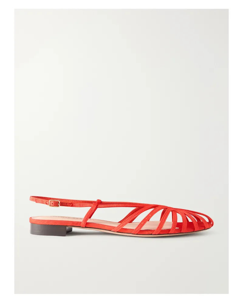 Loeffler Randall Devon Grosgrain Sandals - Red Red