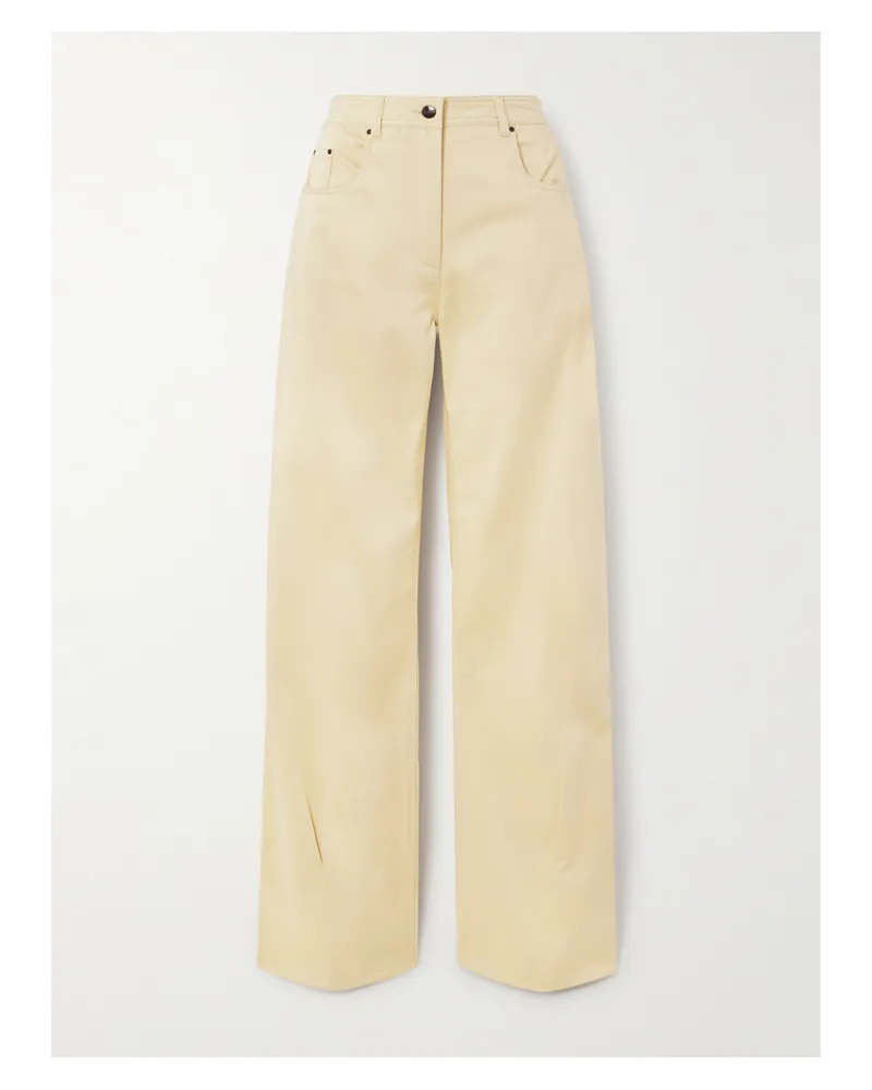 16ARLINGTON Armine Hose Mit Geradem Bein Aus Einer Baumwollmischung - Gelb Gelb