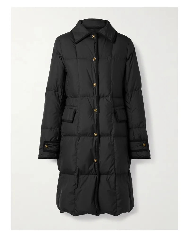 Moncler Achard Daunenmantel Aus Gestepptem Shell - Schwarz Schwarz