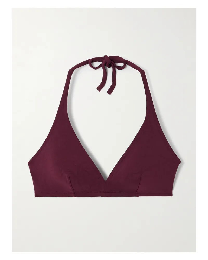 Eres Les Essentiels Gang Triangel-bikini-oberteil - Burgunder Burgunder