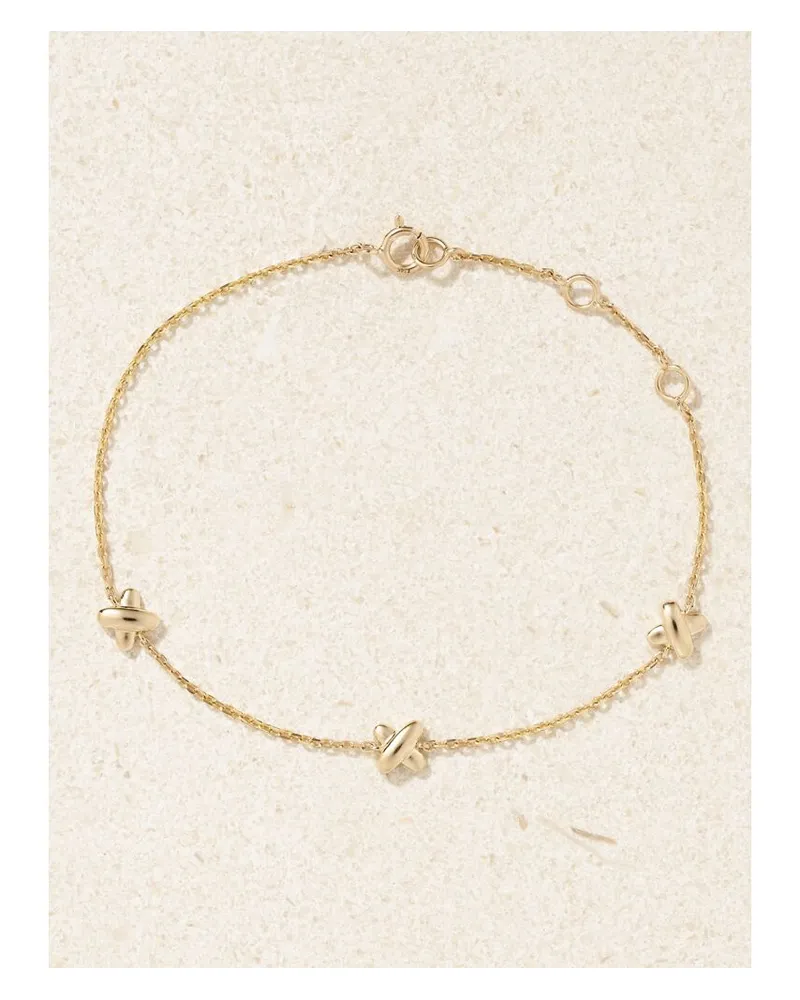 Stone & Strand Marks The Spot Armband Aus 14 Karat Gold Gold